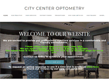 Tablet Screenshot of citycenteroptometry.com